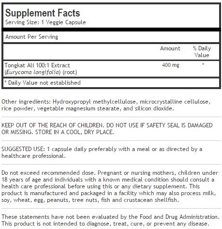 Tongkat Ali 400mg